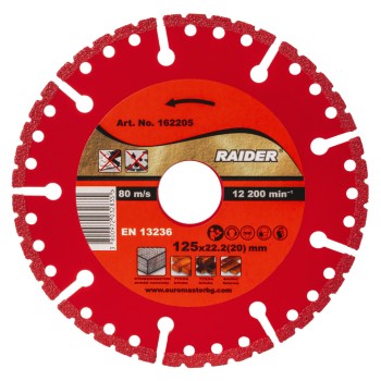 Disc de taiere diamantat universal 125x22.2mm RD-DD26
