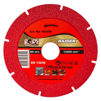 Disc diamantat DRY 115x22.2mm 15mm ultra-subtire RDP-DD27