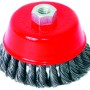 Perie sarma rotativa cu toroane, clopot 75mm