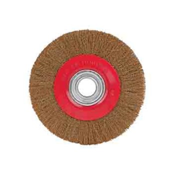 Perie circulara din sarma otel acoperire alama 8/200mm