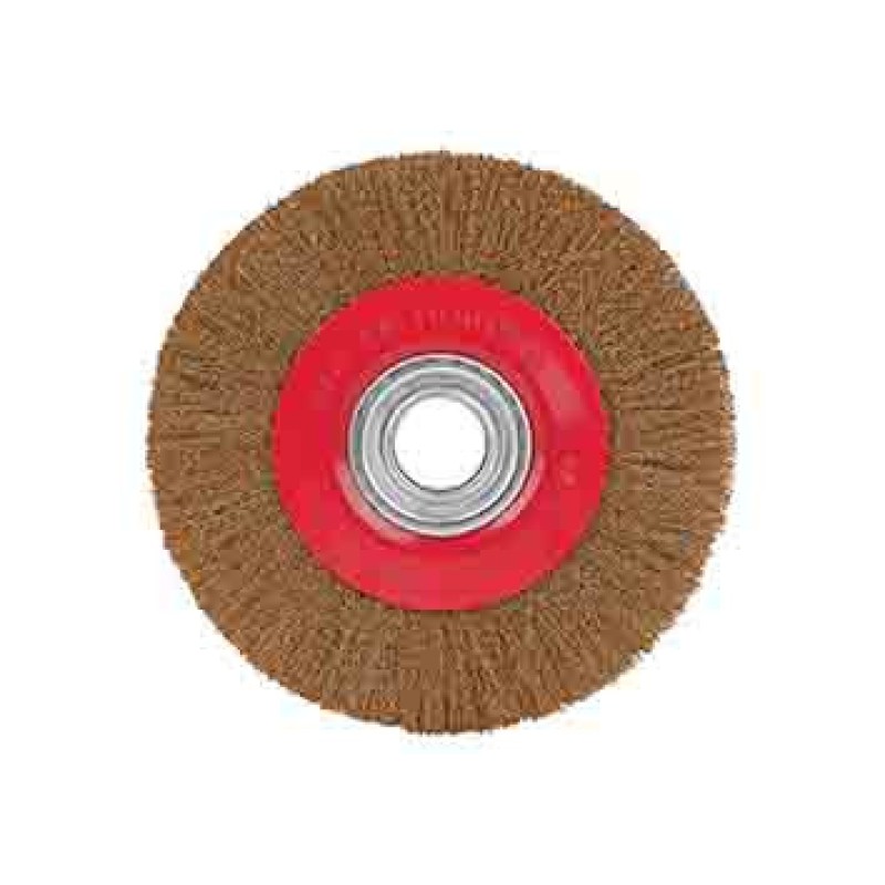 Perie circulara din sarma otel acoperire alama 8/200mm