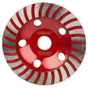 Disc de slefuit diamantat 125х6х22.Turbo 20 mm RDP