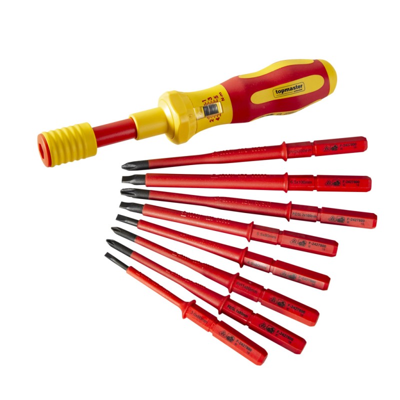 Set surubelnita dinamometrica 1000V 9 piese TMP