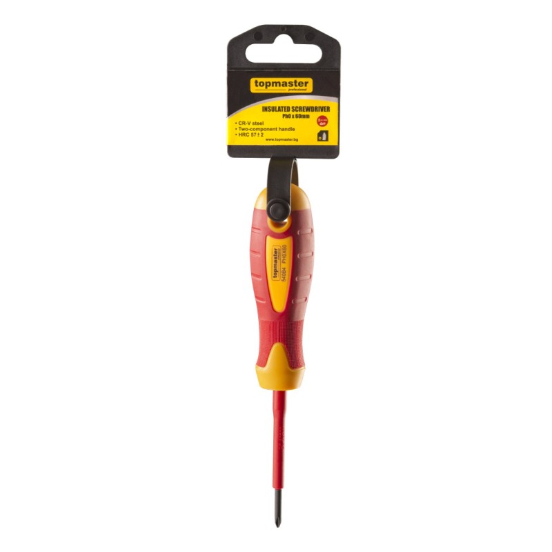 Surubelnita cruce izolata 1000V Ph0x 60mm CR-V TMP