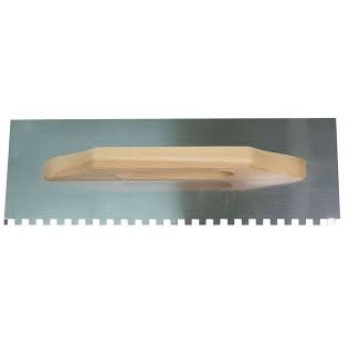 Gletiera maner lemn cu dinti 380x130mm TS