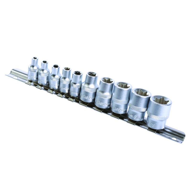 Set tubulare 1/4" & 3/8" 10pcs CR-V TMP