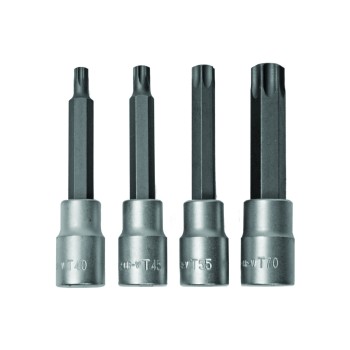 Set 4 biti torx act.1/2" T40-T70 100mm CR-V TMP