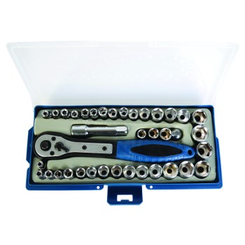 Set tubulare 39pcs 1/4" 4-15mm BS