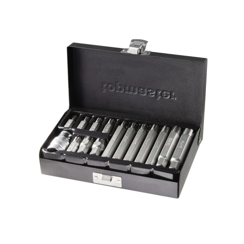 Set 15 buc biti RIBE M6-M14X 30/75mm + adaptor 1/2'' TMP