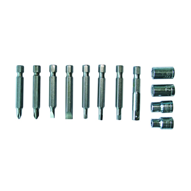 Biti 1/4" set 12pcs GD