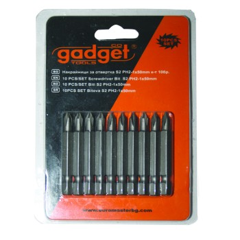 10pcs/Set biti S2 PH-1x50mm GD