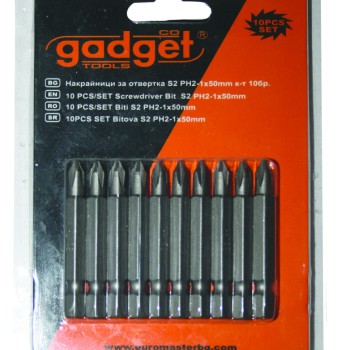 10pcs/Set biti S2 PH-1x50mm GD