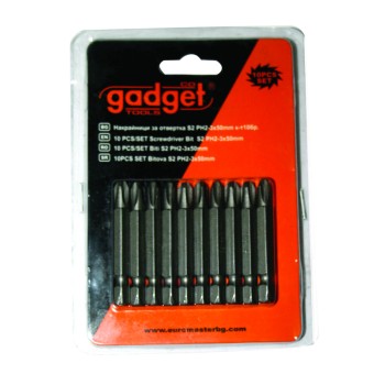 10pcs/Set biti S2 PH-3x50mm GD