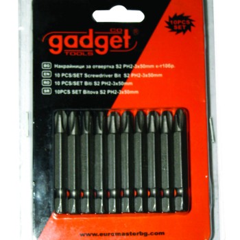 10pcs/Set biti S2 PH-3x50mm GD