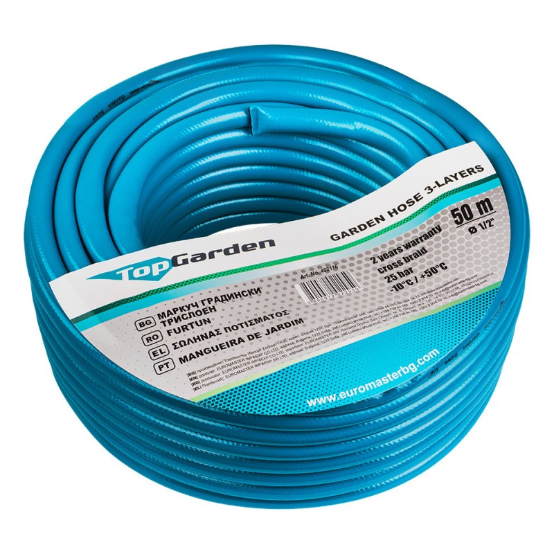 Furtun de gradina 3 straturi 1/2" 50m TG