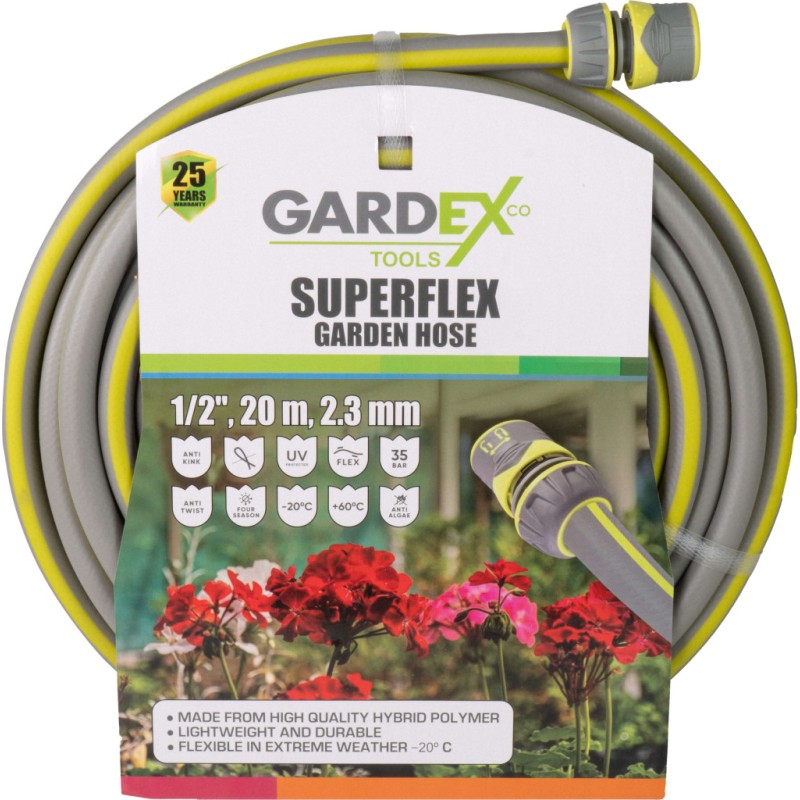 Furtun de gradina SUPERFLEX 1/2", 20m, 2.3mm GX