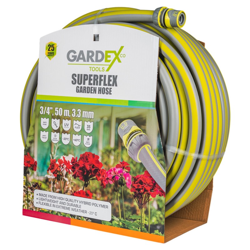 Furtun de gradina SUPERFLEX 3/4", 50m, 3.3mm GX