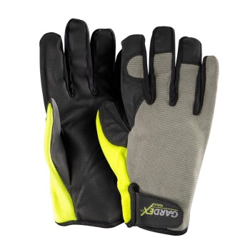 Manusi de gradina piele sintetica si spandex LUXE GX