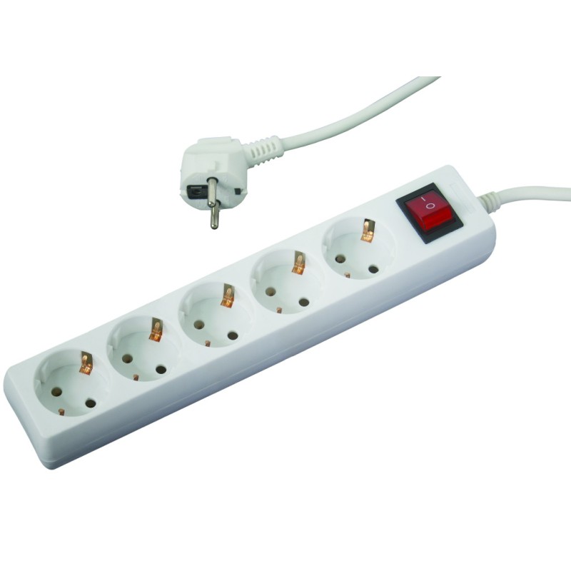 Prelungitor 5 prize 1.5mx1.5mm cu intrerupator