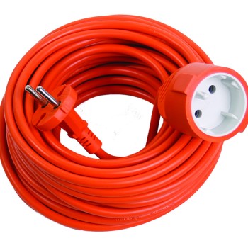 Cablu prelungitor portocaliu 10m 2x1mm2 MK