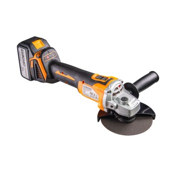 Polizor unghiular fara perii Ø125mm18V
4Ah16LED2USB BK-BAG72