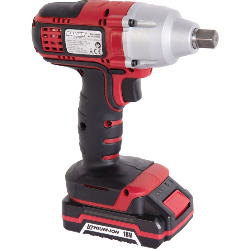 Cheie de impact cu acumulator 18V 1.5Ah 350Nm 1/2" RD-CIW01