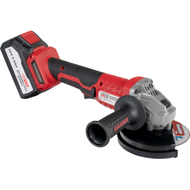 R20 Polizor unghiular brushless 125mm 4Ah RDP-PBAG20Set