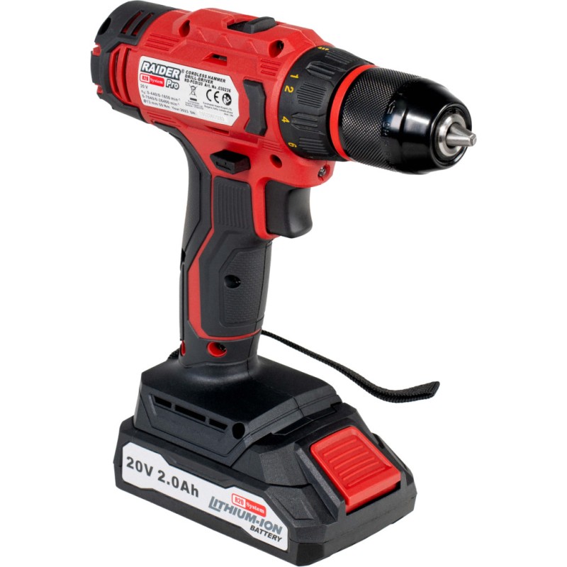 R20 Bormasina 10mm 50Nm 2Ah valiza RDP-PCDI20