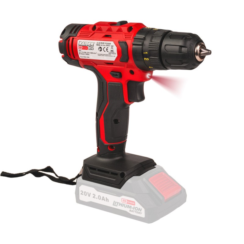 R20 Masina de gaurit 2 viteze 10mm 44Nm SS Solo RDP-PCD20