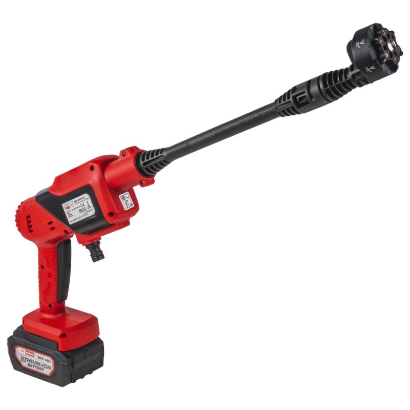 R20 Aparat spalat cu presiune 2,5MPa 4Ah 6in1 RDP-CHPC20 Set