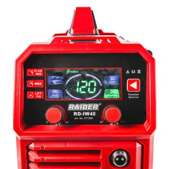 Aparat de sudura inverter MIG/MAG fara gaz & MMA120A RD-IW40