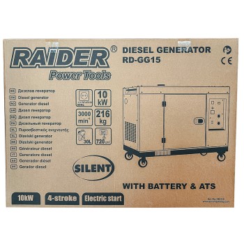 Generator Diesel 10kW 230V&380V pornire electricaATS RD-GG15