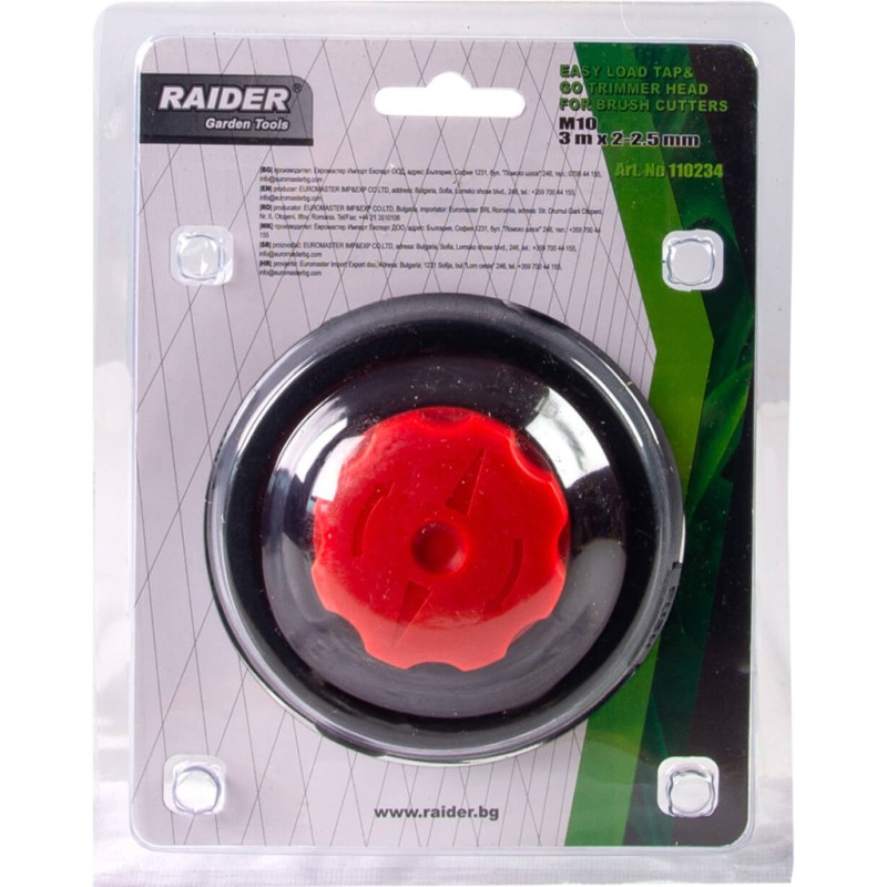 Mosor cu fir pentru motocoasa M10x1.25LH RD