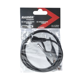 Set cablu sudura 16mm2 2m cleste pentru impamantare si cupla