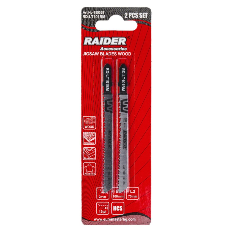 Set 2 lame fierastrau pend. lemn 100mm 12TPI RD-LT101BM