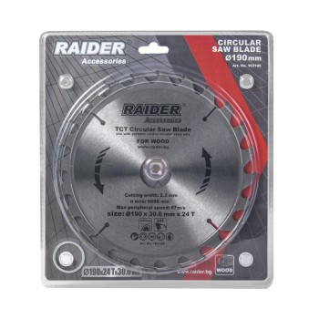 Disc circular pentru lemn 190х24Тх30mm