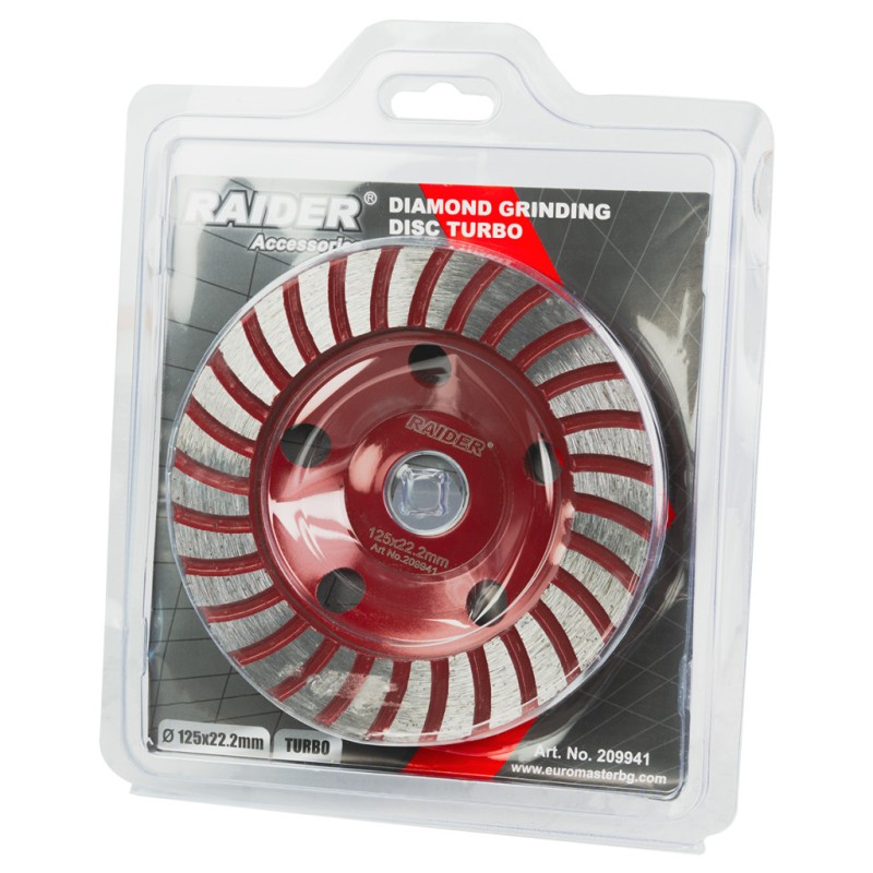 Disc de slefuit diamantat 125х6х22.Turbo 20 mm RDP