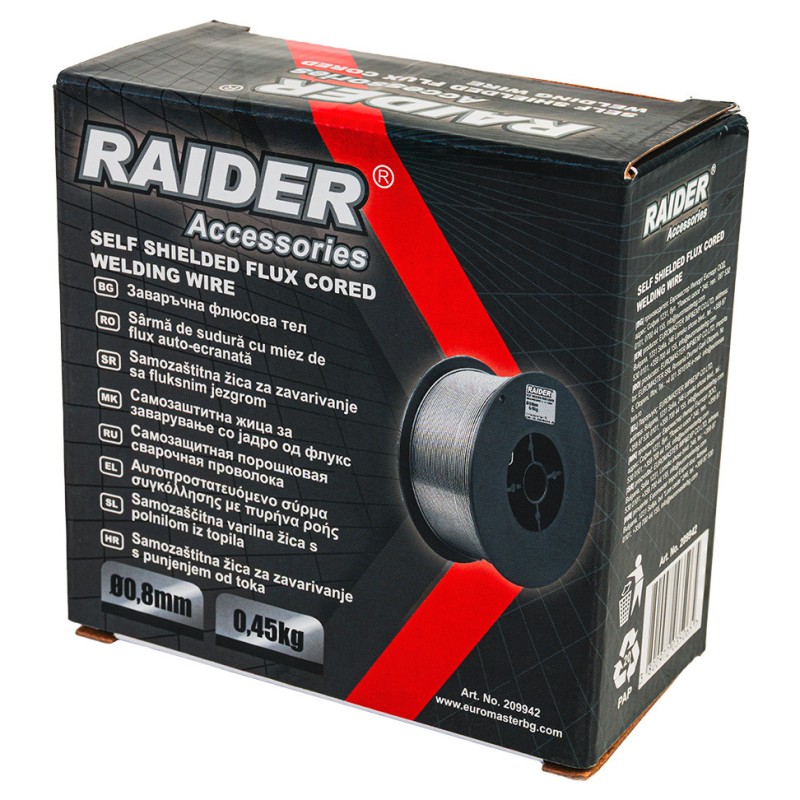 Sarma pentru sudura cu autoprotectie si flux Ø0,8mm 0,45kg