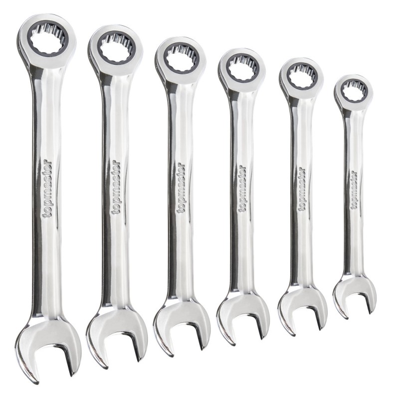 Cheie combinata cu clichet 8-17mm 6pcs CR-V TMP