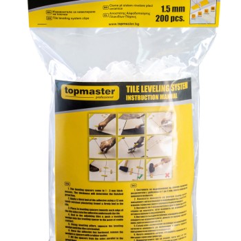 Clipsuri pentru sistem nivelare al placilor ceramice 200 buc