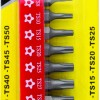 Set 10 biti Torx a 1/4' TS8-50 TMP