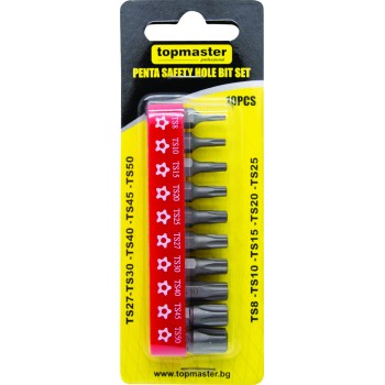 Set 10 biti Torx a 1/4' TS8-50 TMP
