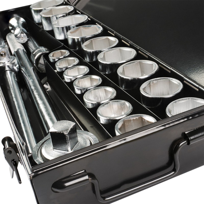 Set tubulare 21pcs 3/4" 19-50mm TMP