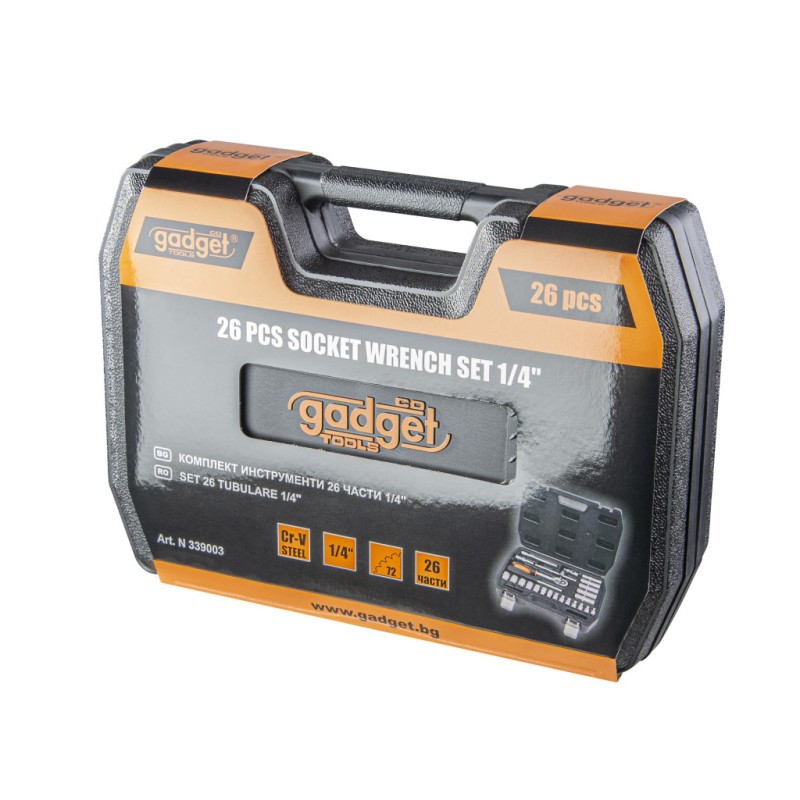 Set 26 tubulare 1/4" GD