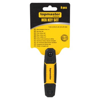 Set 8 buc. chei imbus 1.5-8mm CR-V TMP