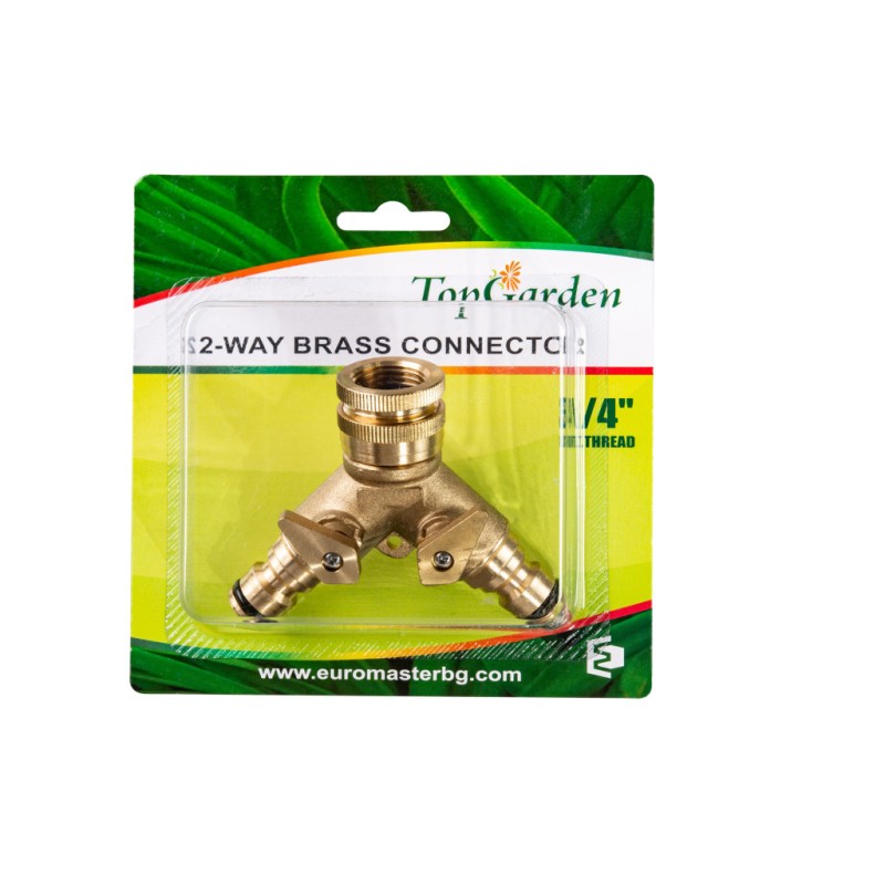 Conector 2 cai ¾” ½” alama filet interior TG