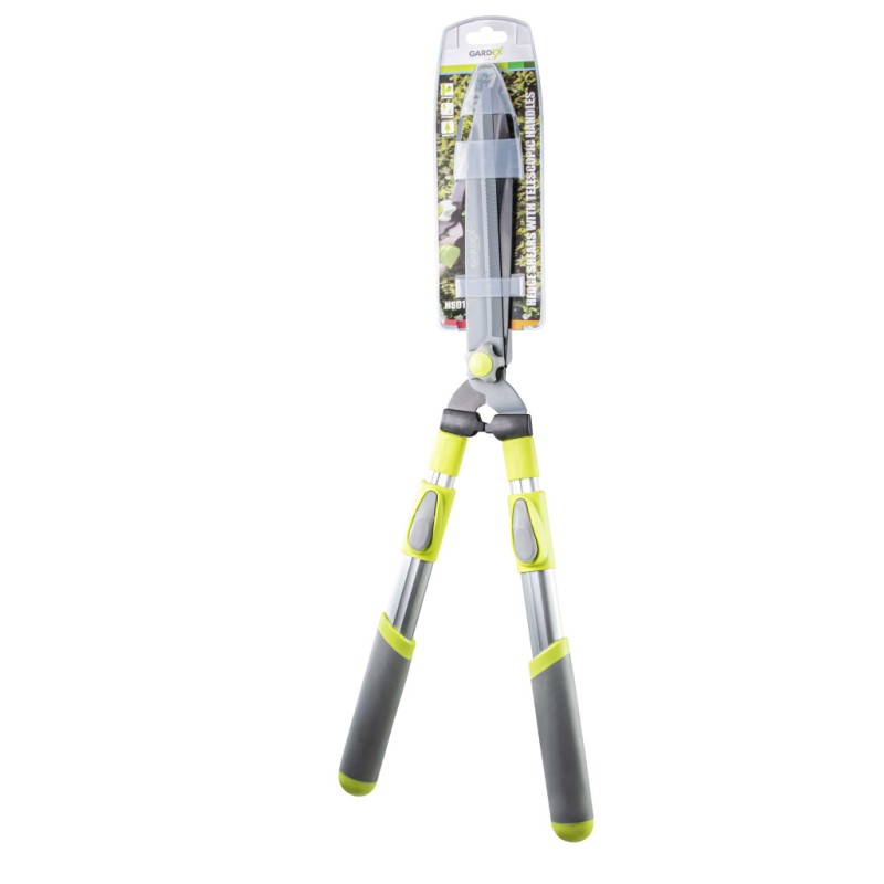 Foarfeca pentru gard viu HS01 cu mânere telescopice GX