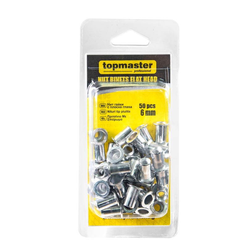 Nituri tip piulita 6mm 50buc TMP