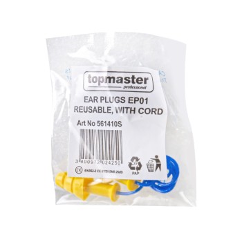 Dopuri antifoane EP01 reutilizabile cu snur 50buc/cutie TMP