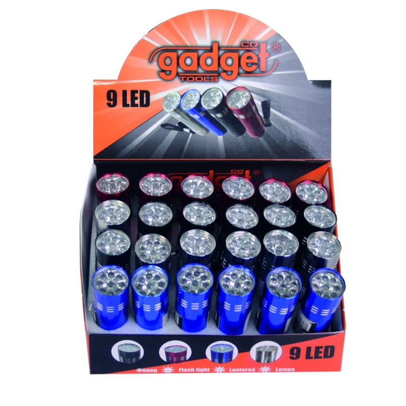 Lanterna cu 9 LED-uri GD